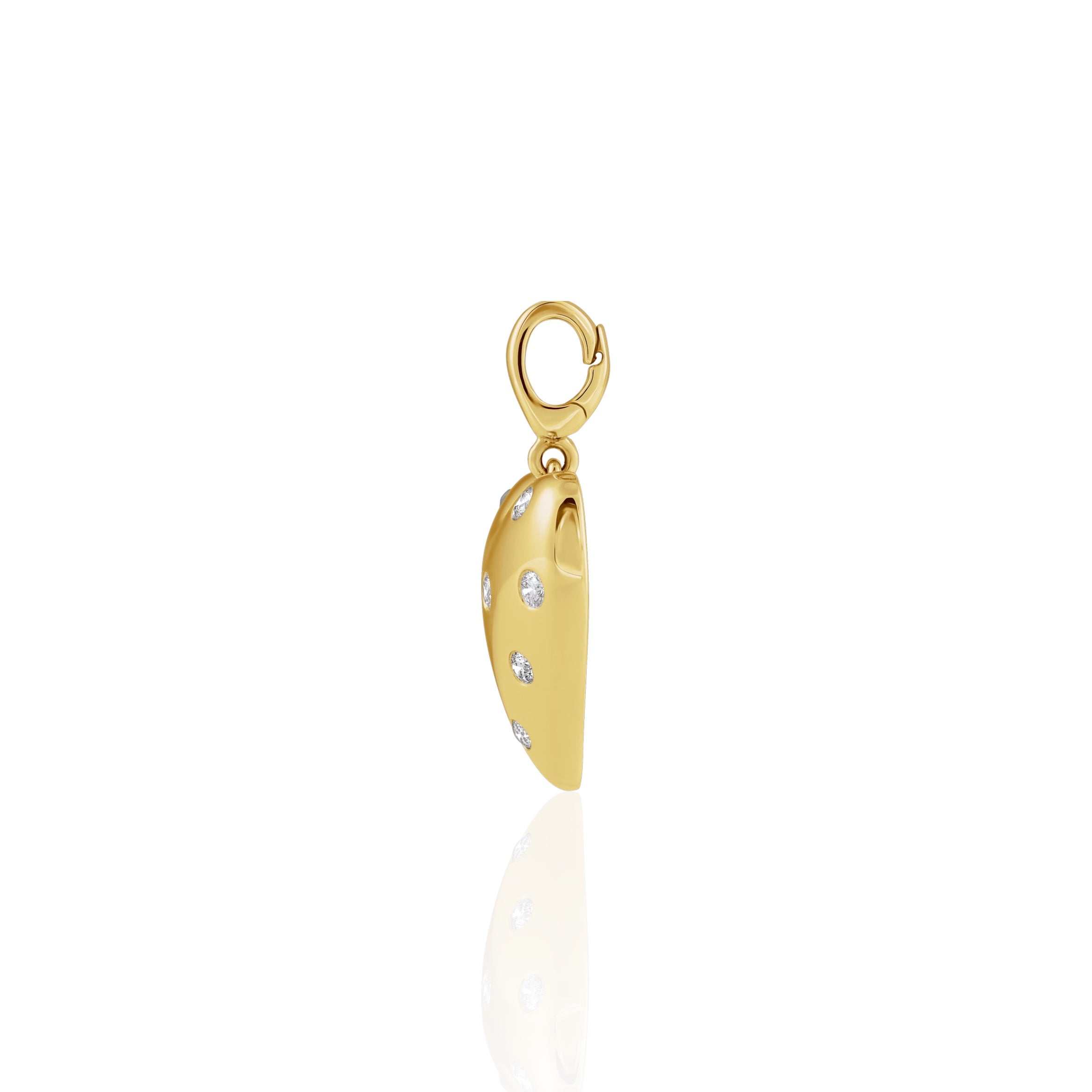 Diamond Heart Charm