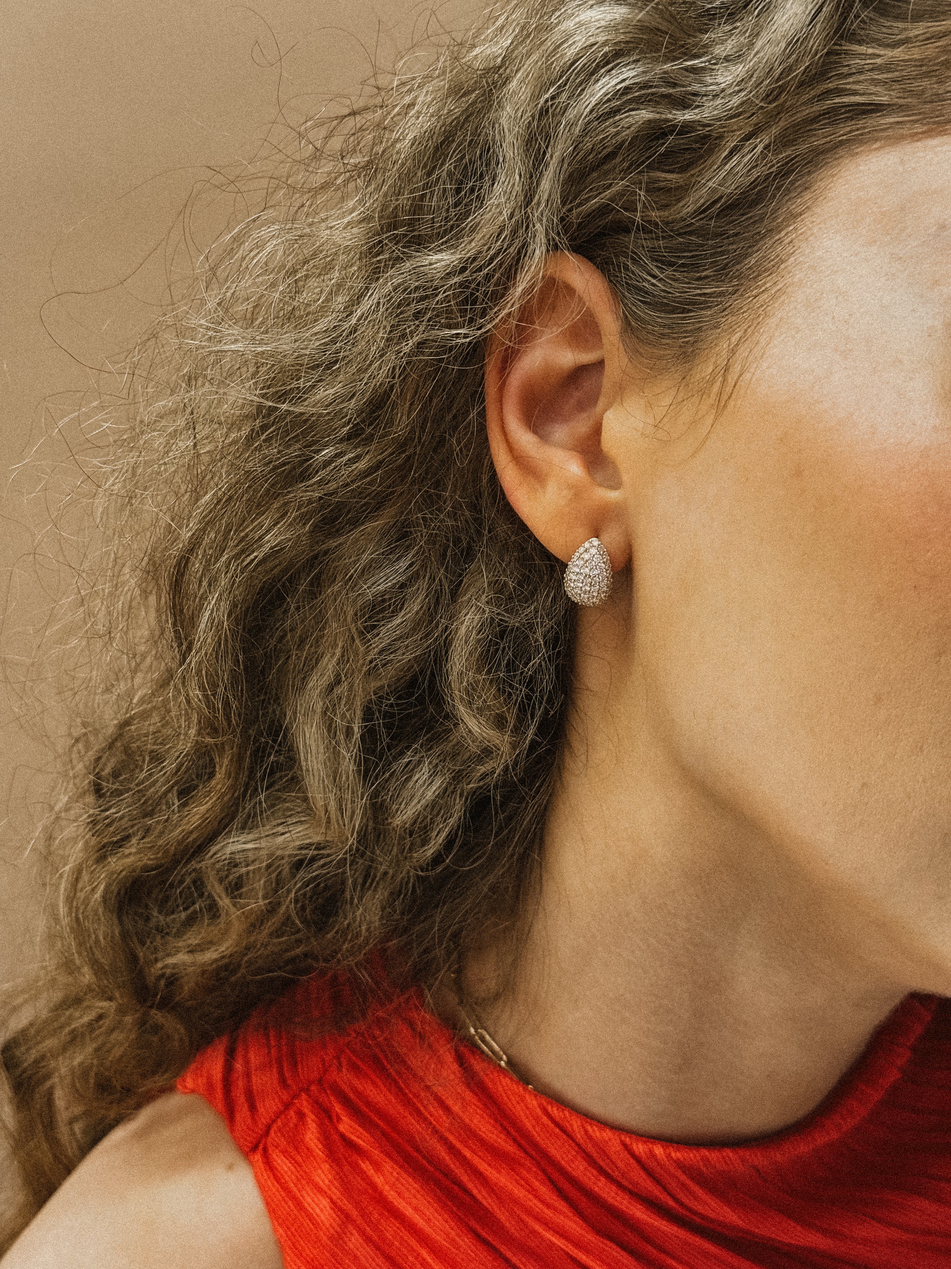 Diamond Teardrop Earrings