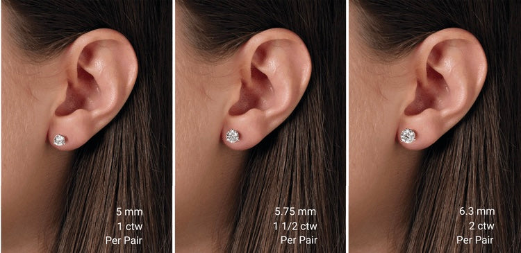 Classic Diamond Stud Earrings