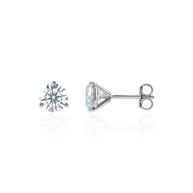 Classic Diamond Stud Earrings