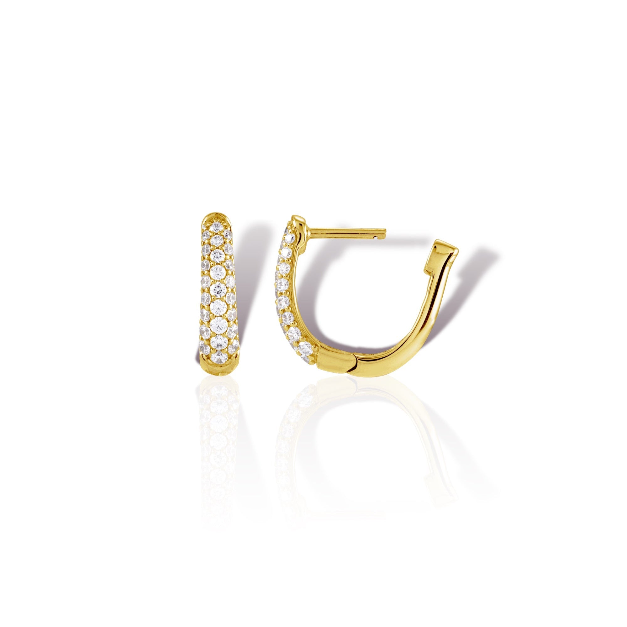 Maia Gold Hoop Earrings