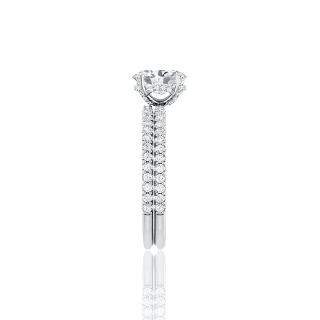 Oval Diamond Engagement Ring | 3 Carat