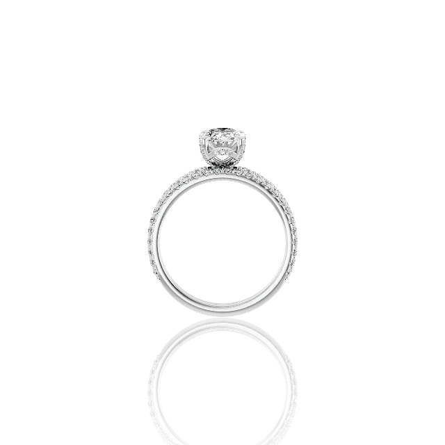 Oval Diamond Engagement Ring | 3 Carat
