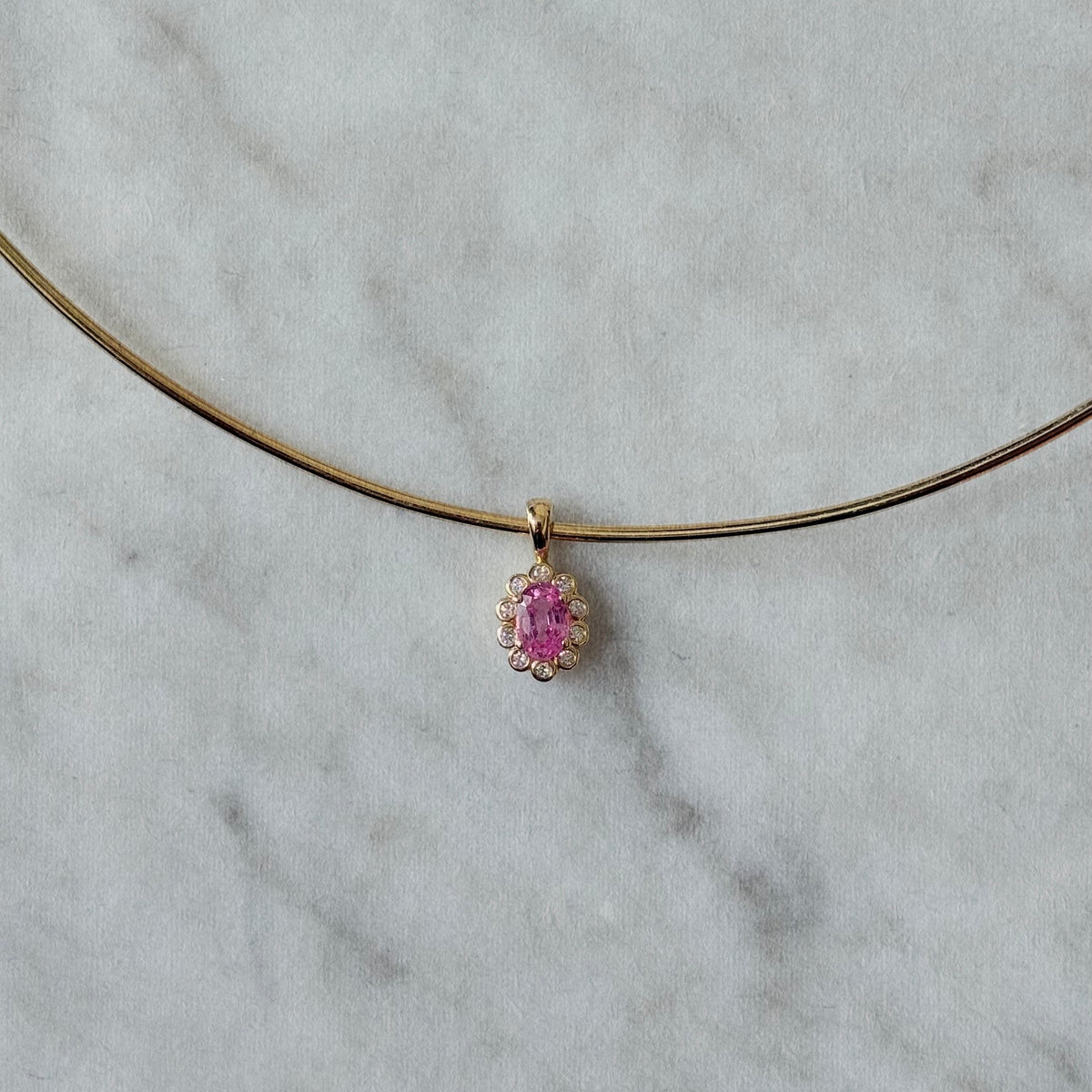 Passage Pink Sapphire Pendant