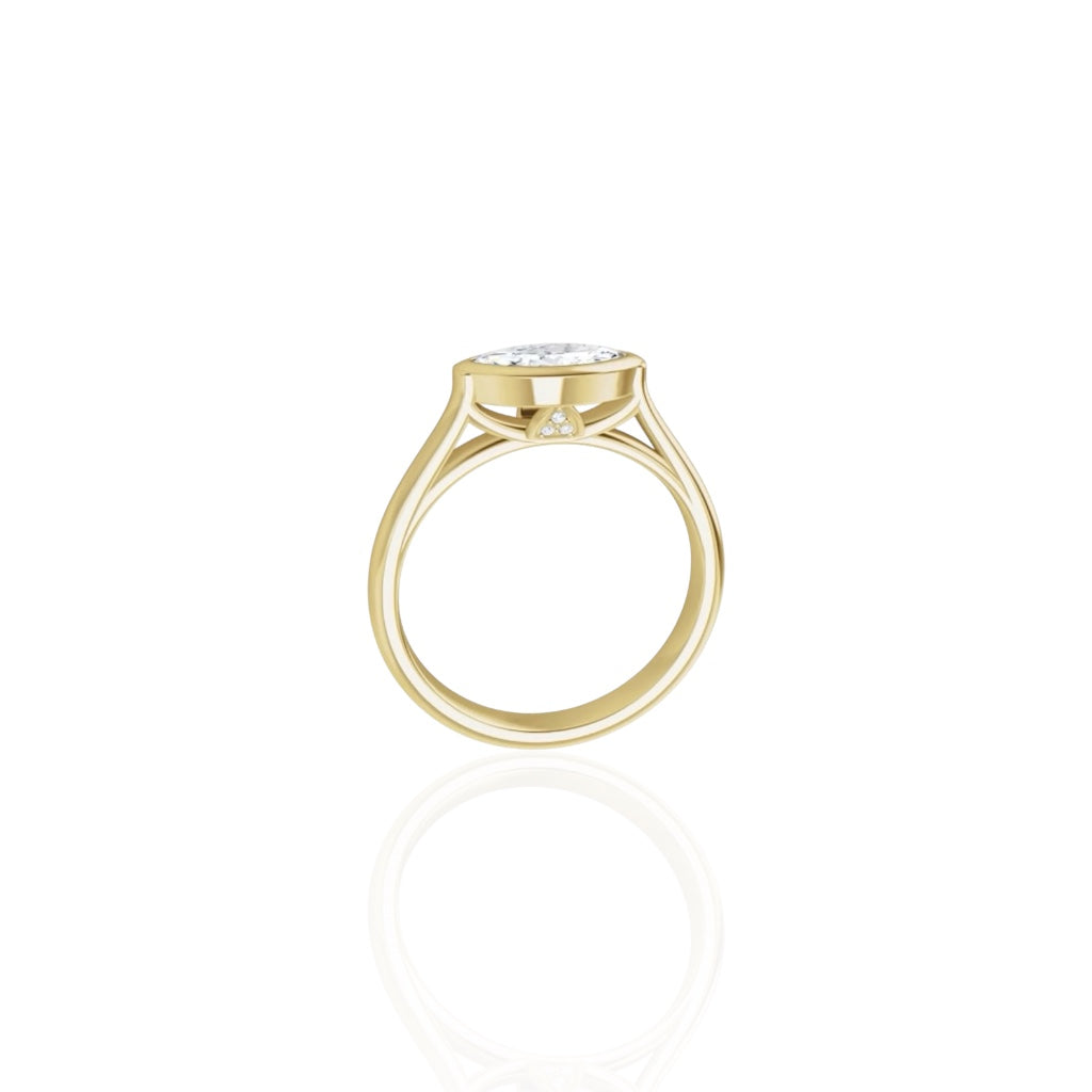 Petite Marquise Pinky Ring