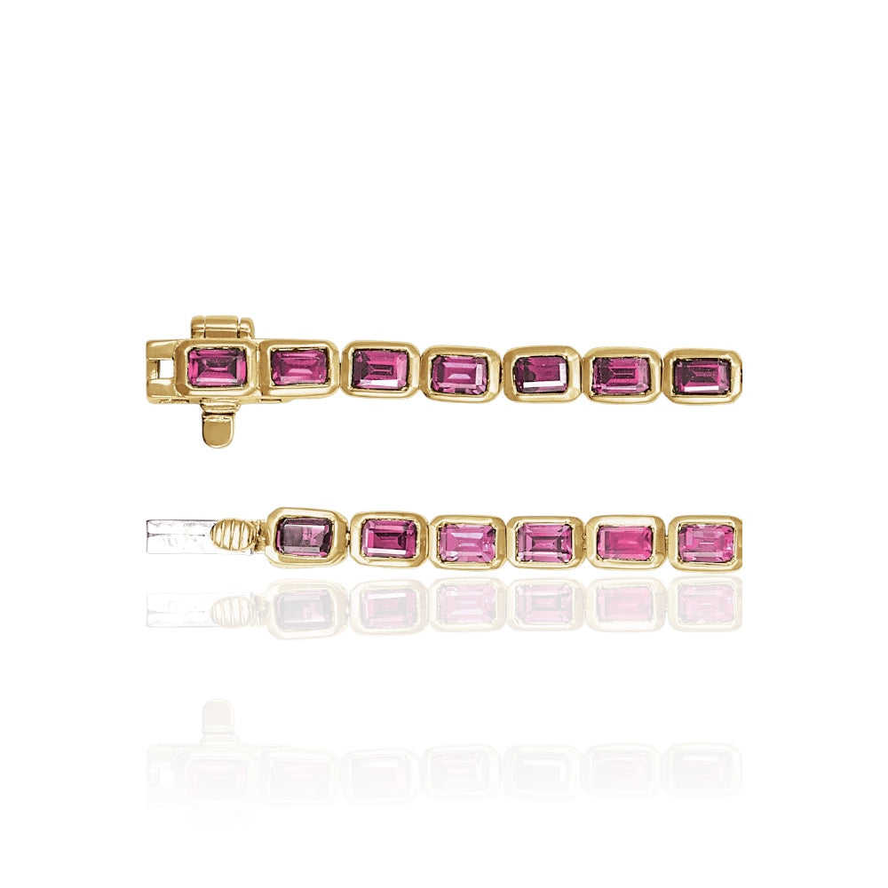 Natural Pink Tourmaline Bracelet