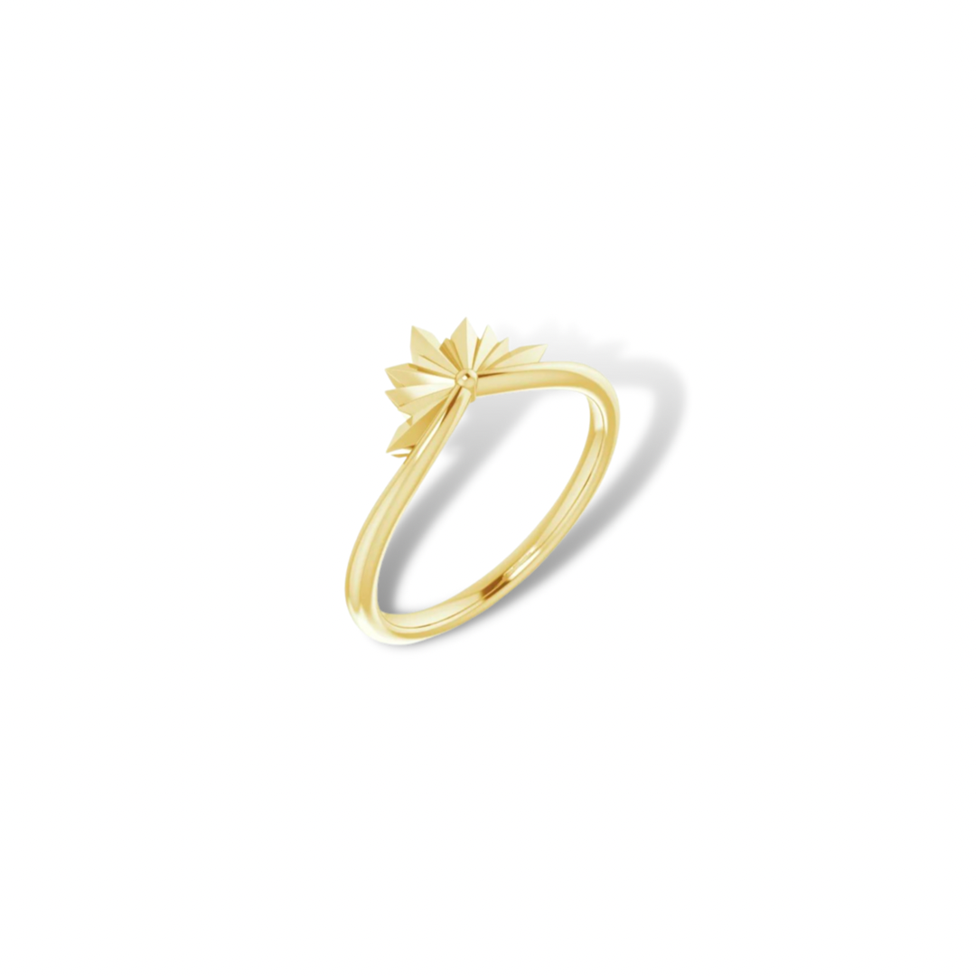 Starburst 14k Ring
