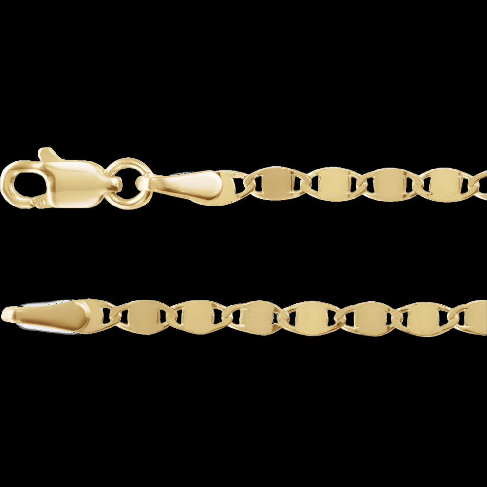 Gold Twinkle Mirror Link Necklace