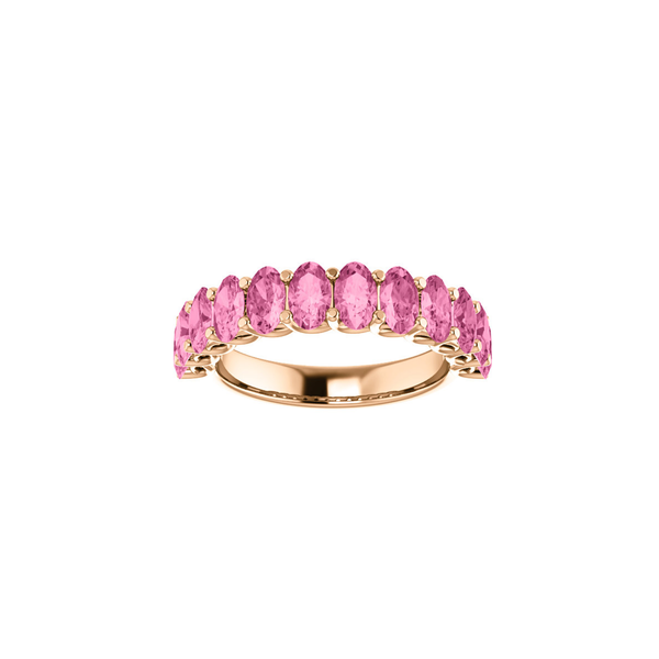 Lillie Pink Sapphire 18k Gold Ring - YAREMA JEWELRY