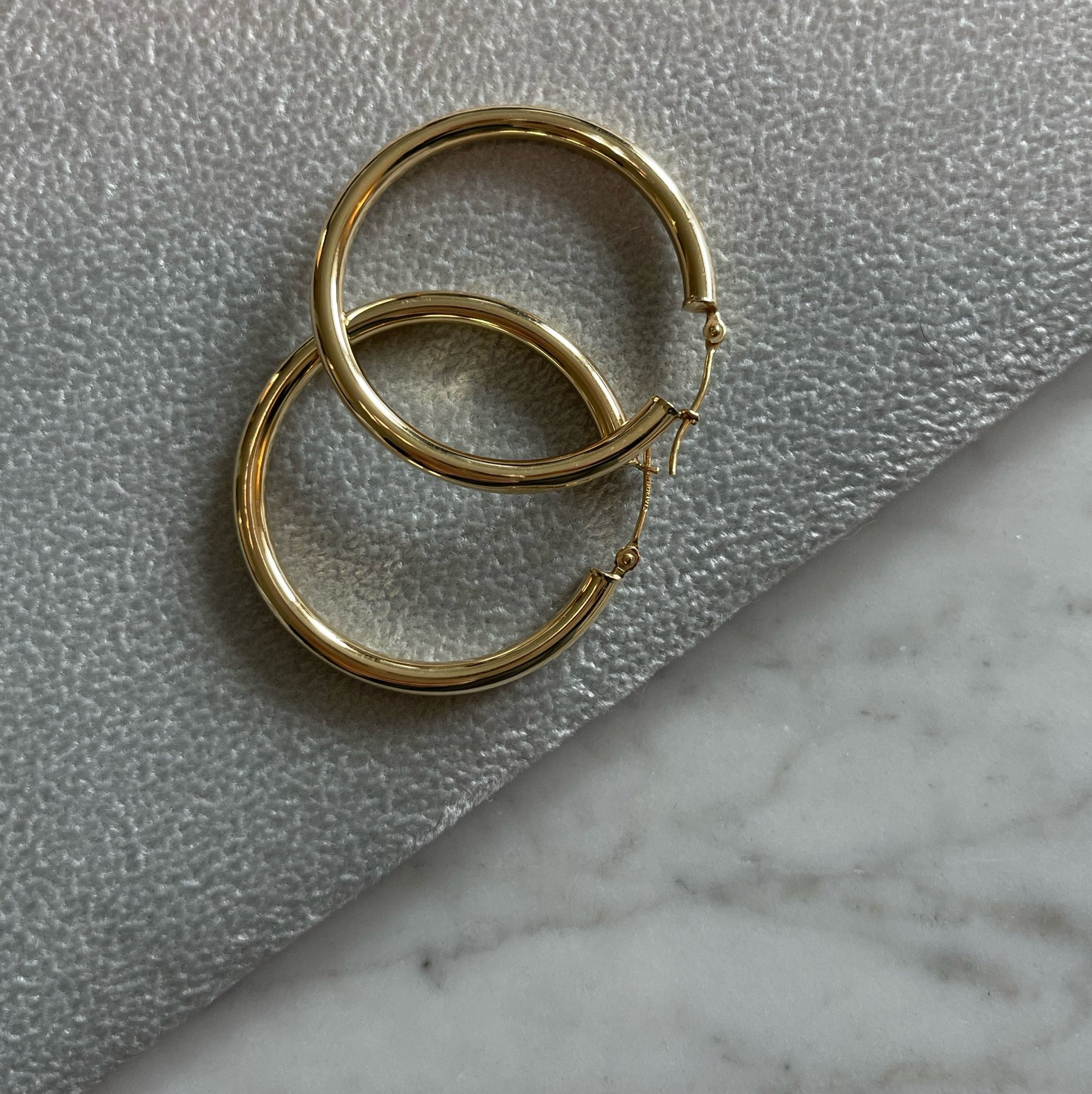 Gold Hoop Earrings