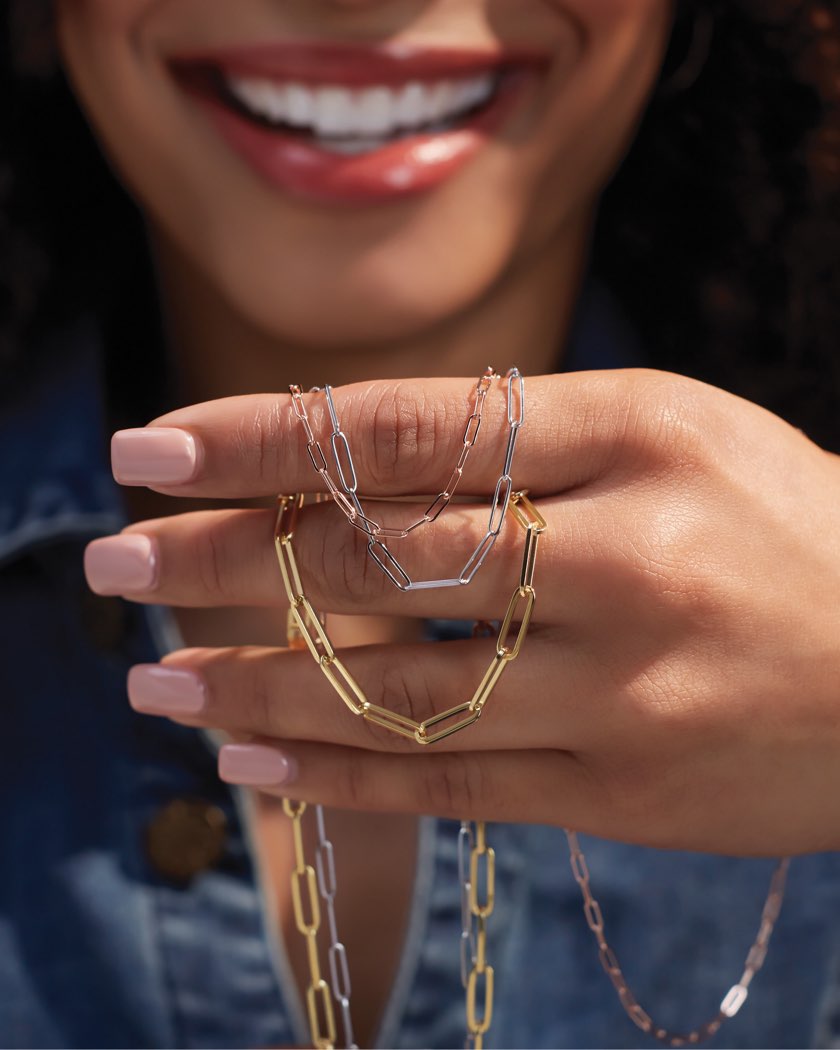 Paper Clip Chain Necklace