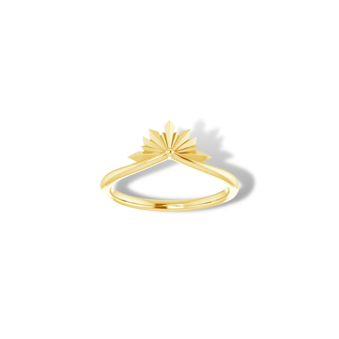 The Aureate Starburst Ring