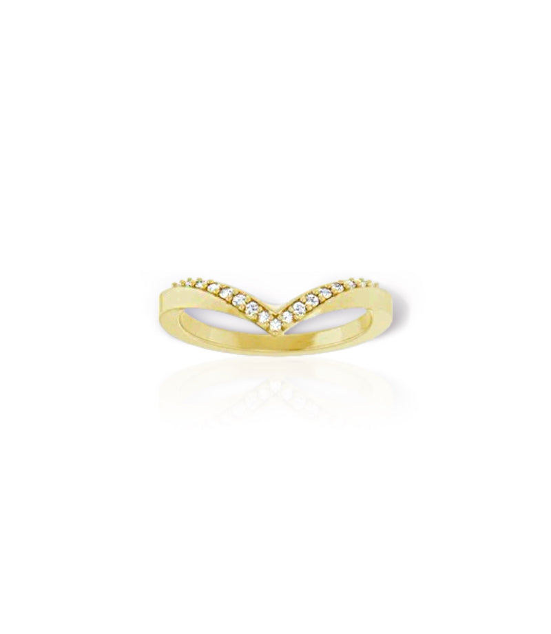 Aspen Diamond Contour Ring