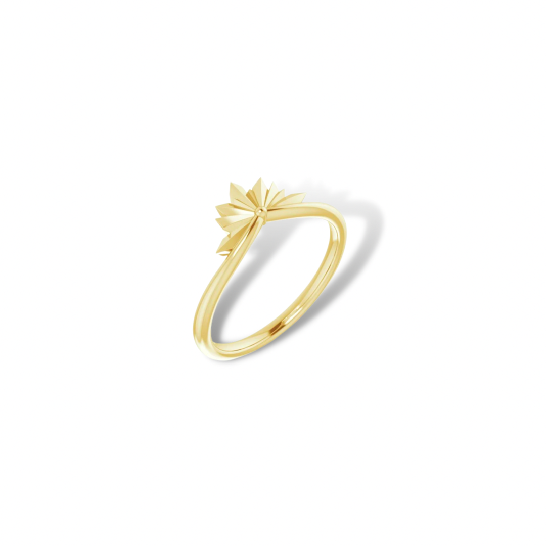 The Aureate Starburst Ring