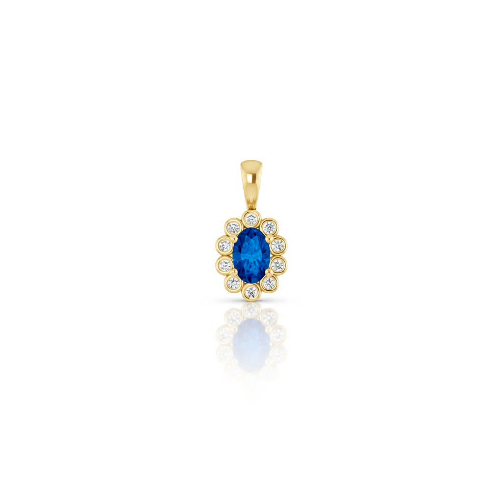 Passage Blue Sapphire Pendant