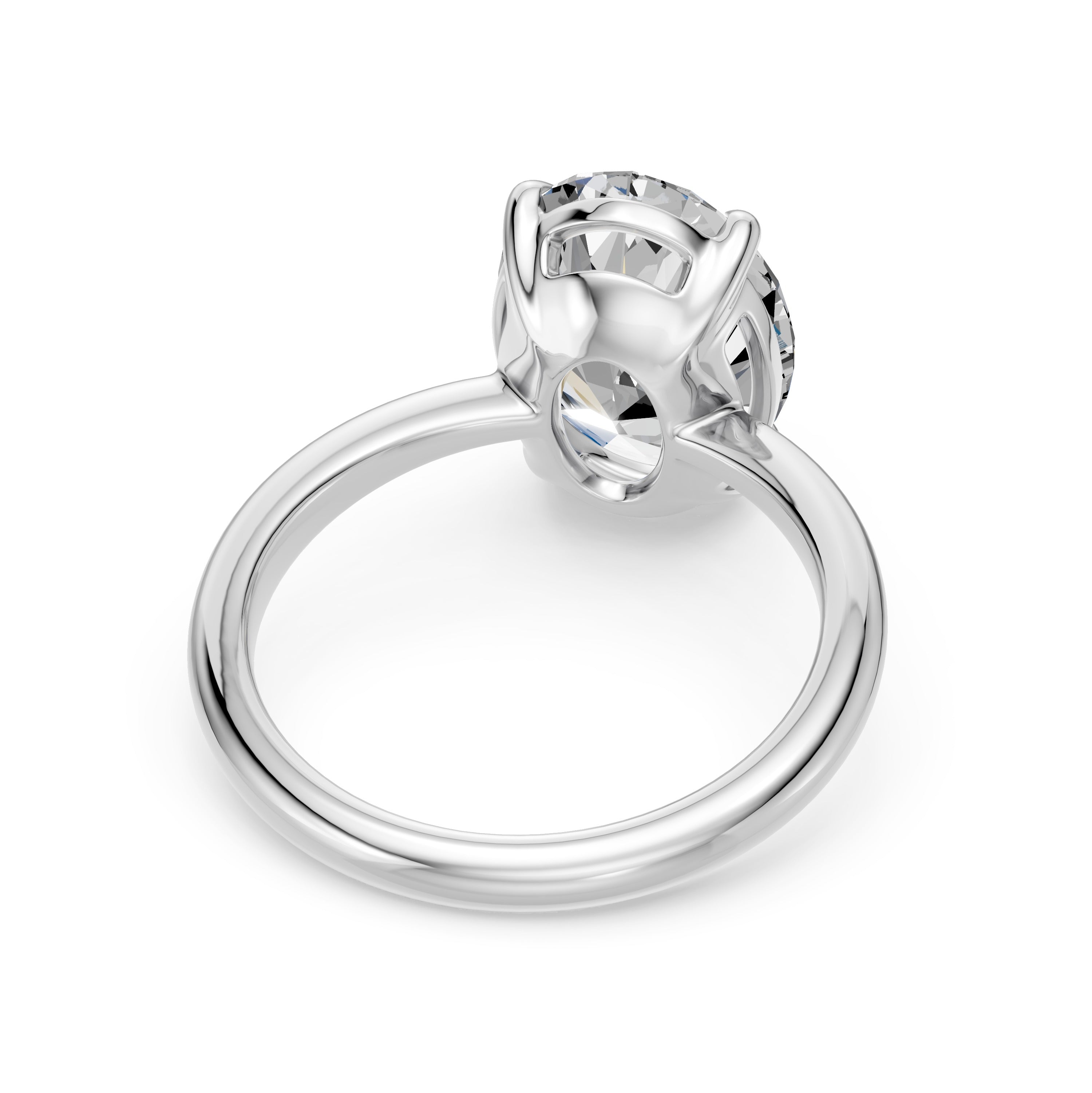 Brooks 4.02ct Oval Diamond Engagement Ring