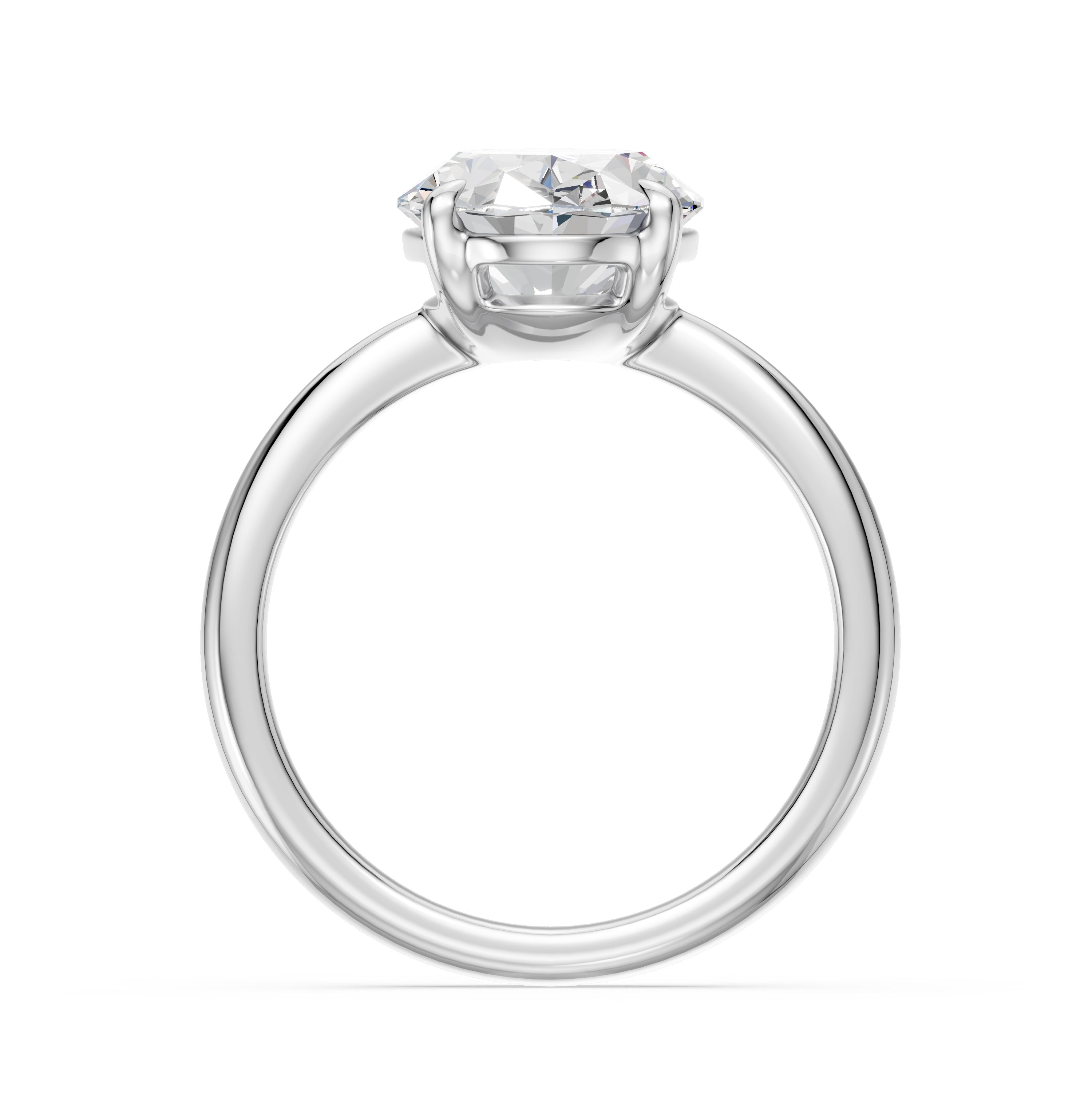 Brooks 4.02ct Oval Diamond Engagement Ring
