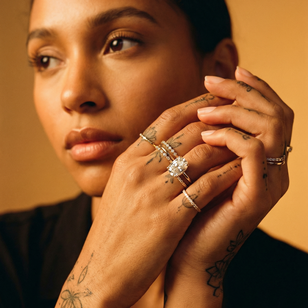 Brooks 4.02ct Oval Diamond Engagement Ring