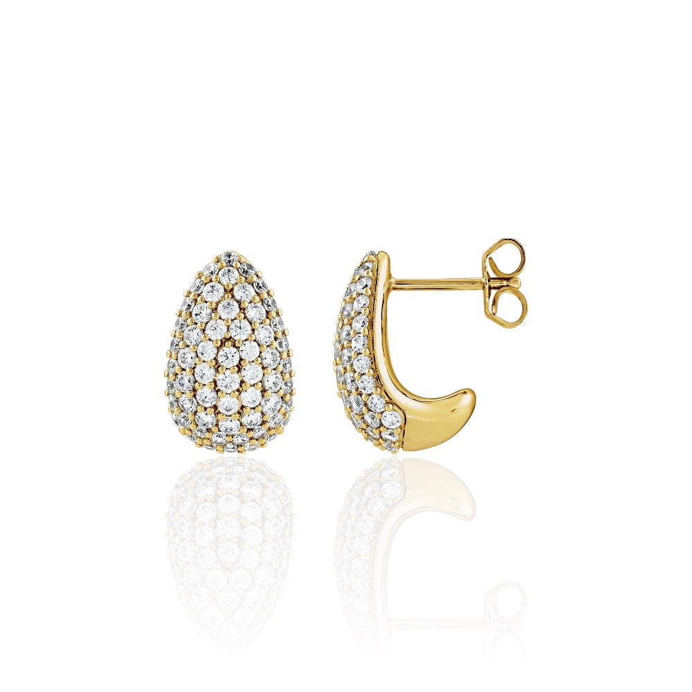 Diamond Teardrop Earrings