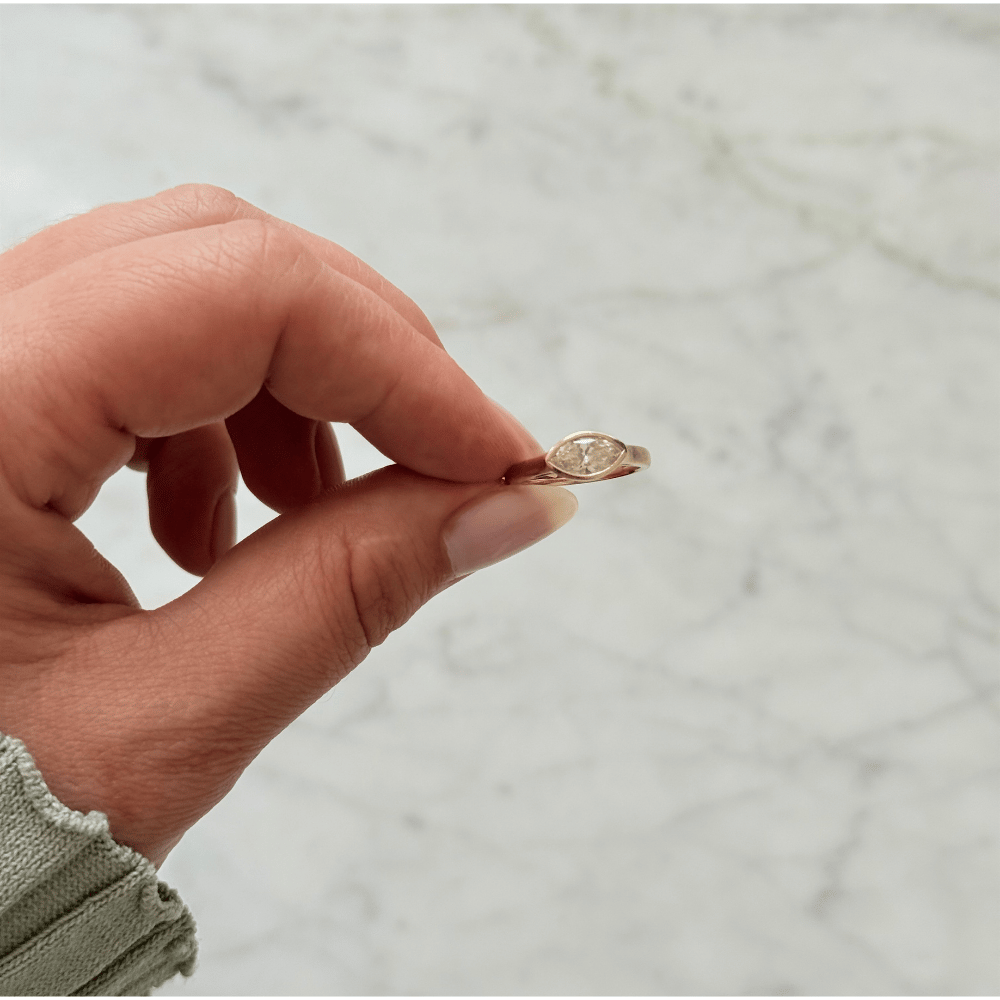 Petite Marquise Pinky Ring