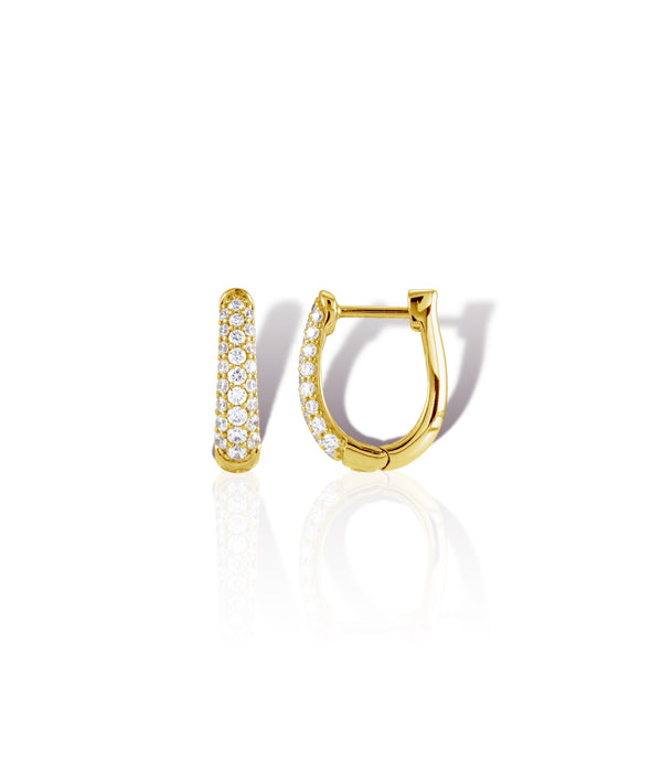 Maia Gold Hoop Earrings