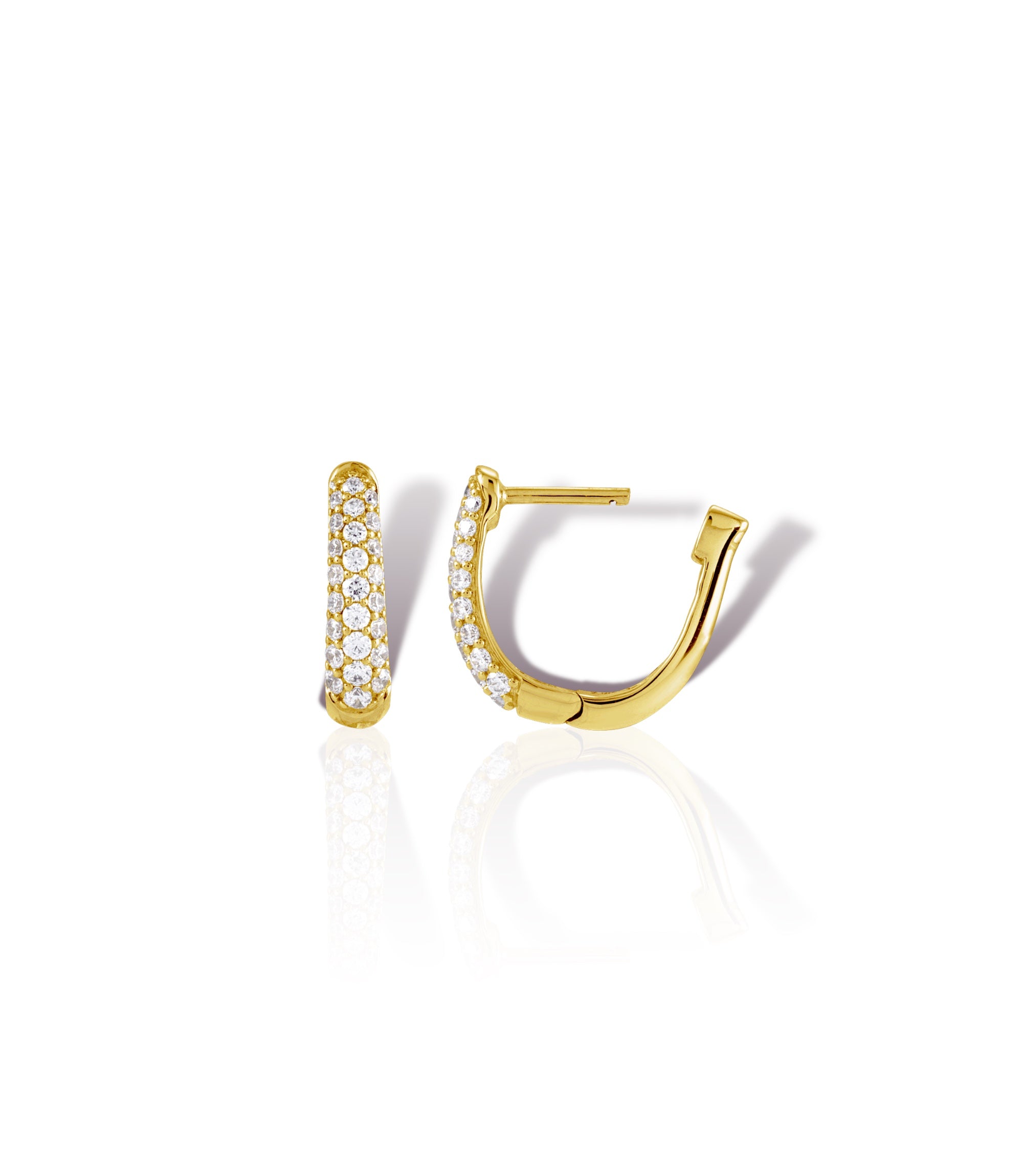 Maia Gold Hoop Earrings