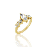 Marquise Diamond Engagement Ring