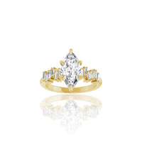 Marquise Diamond Engagement Ring