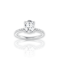 Oval Diamond Engagement Ring