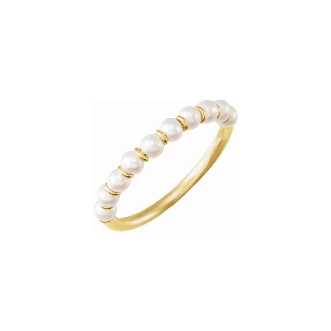 Perla 14k Gold Ring