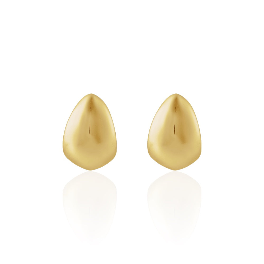 Water Drop Gold Earrings