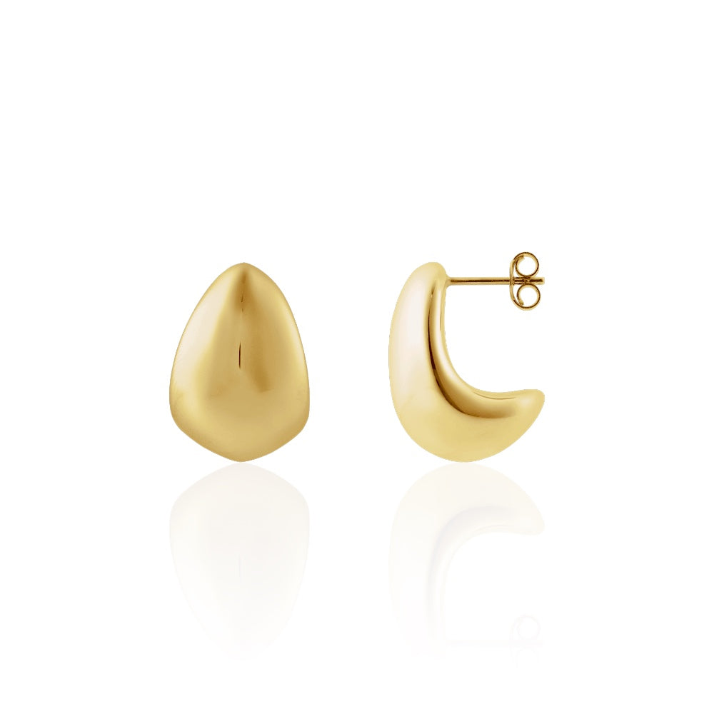 Water Drop Gold Earrings