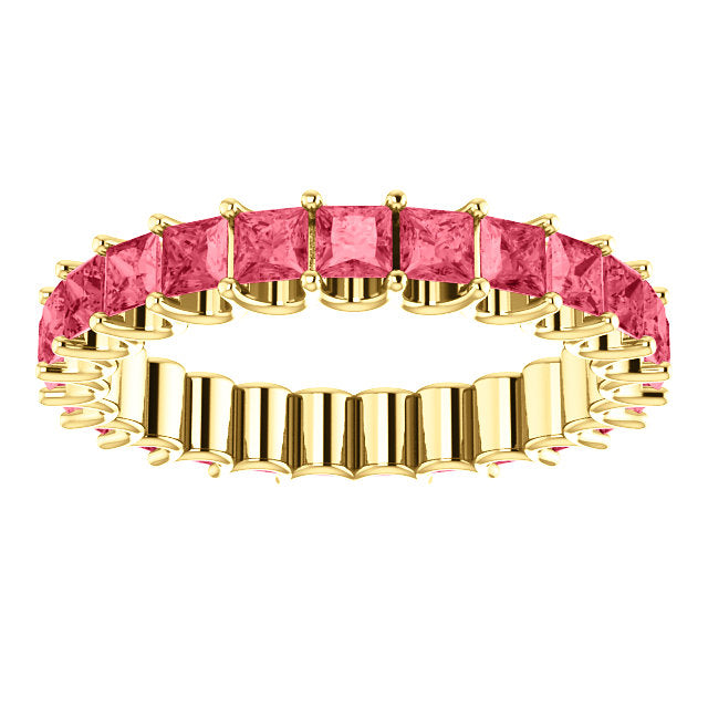 Square Eternity Ring - YAREMA JEWELRY