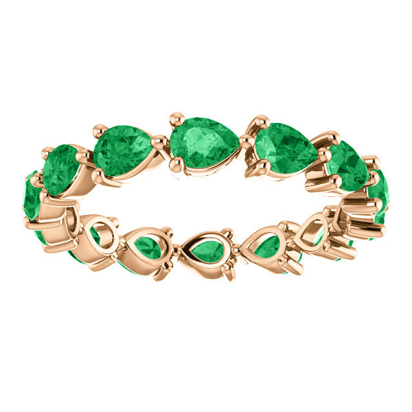 Emerald Pear Ring - YAREMA JEWELRY