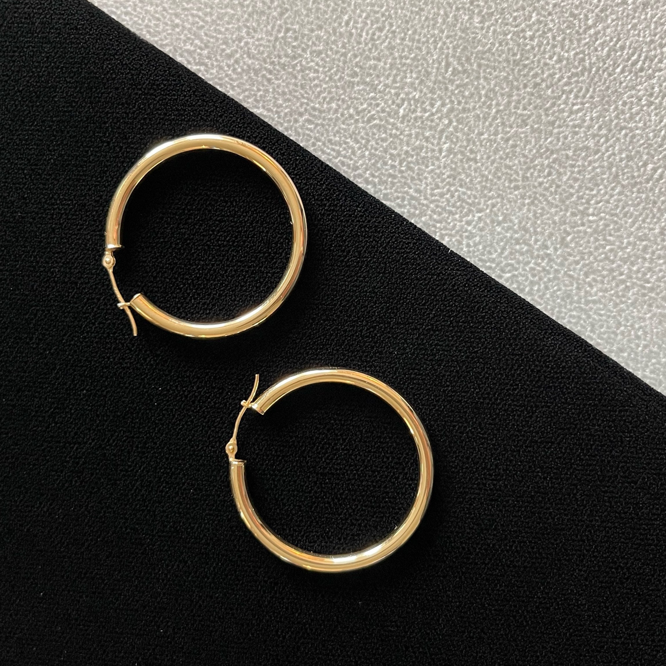 Gold Hoop Earrings