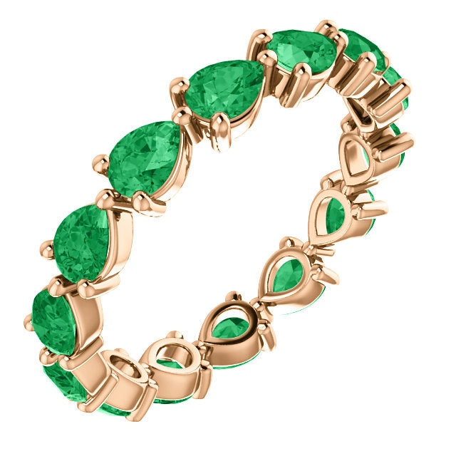 Emerald Pear Ring - YAREMA JEWELRY
