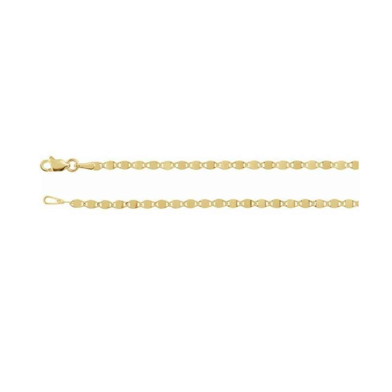 14k Mirror Link Chain Necklace - YAREMA JEWELRY