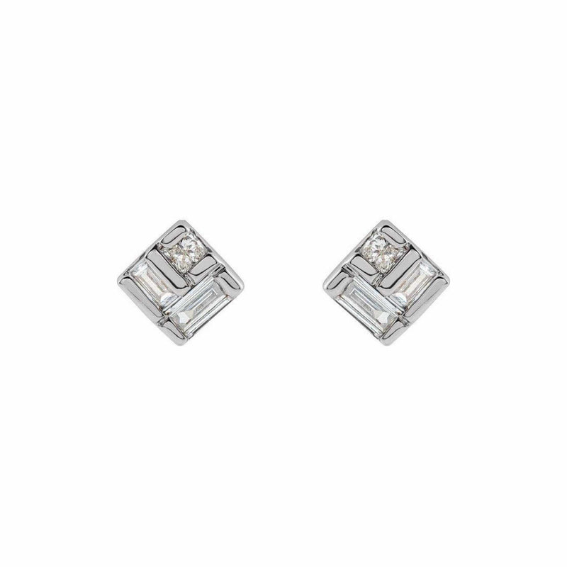 Emilia 1/6 Diamond & 14k Gold Earrings - YAREMA JEWELRY