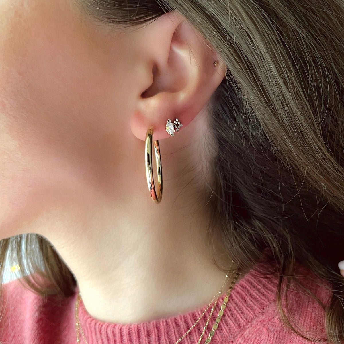 Marquise Diamond Studs