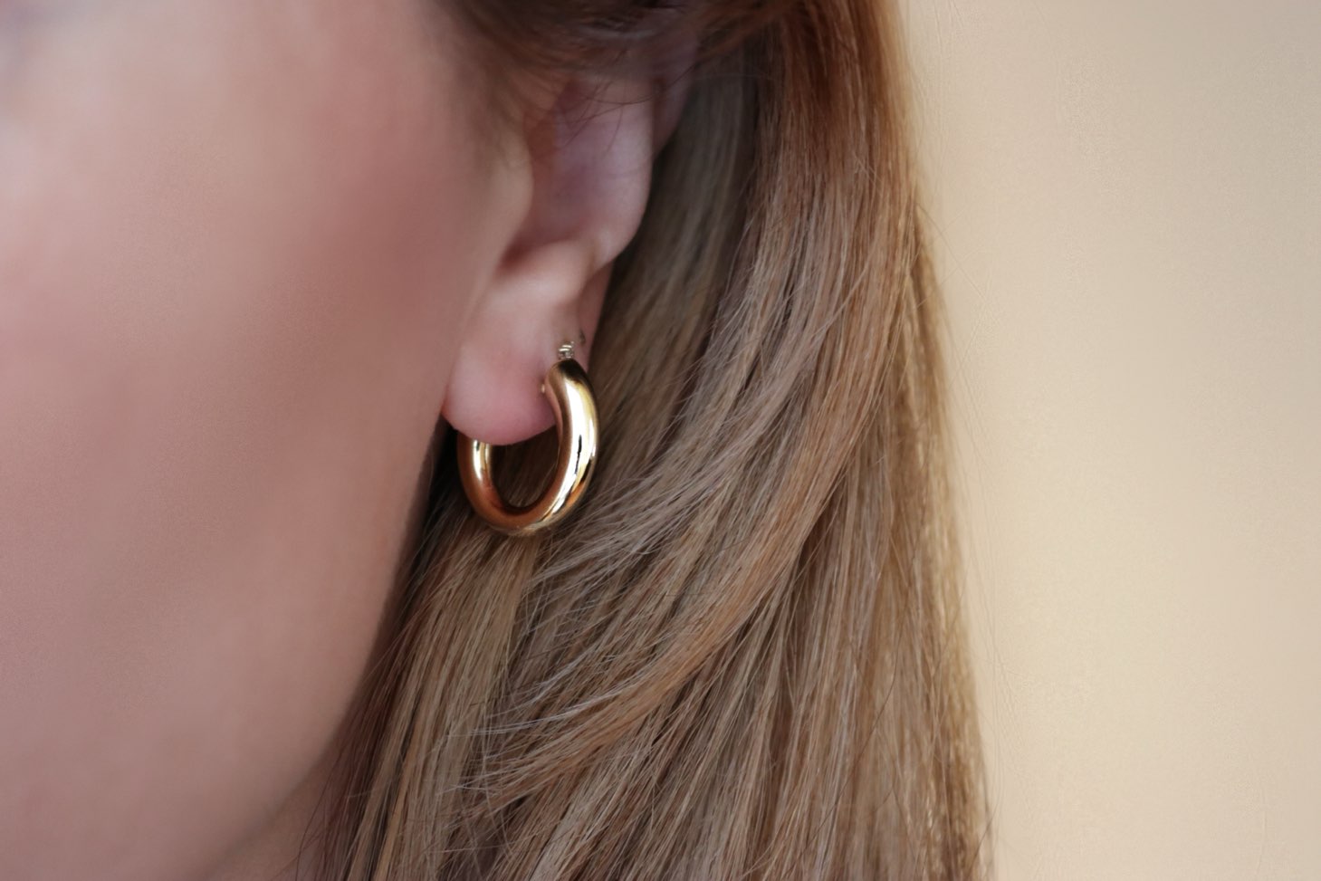 14k Bubbly Hoop Earrings