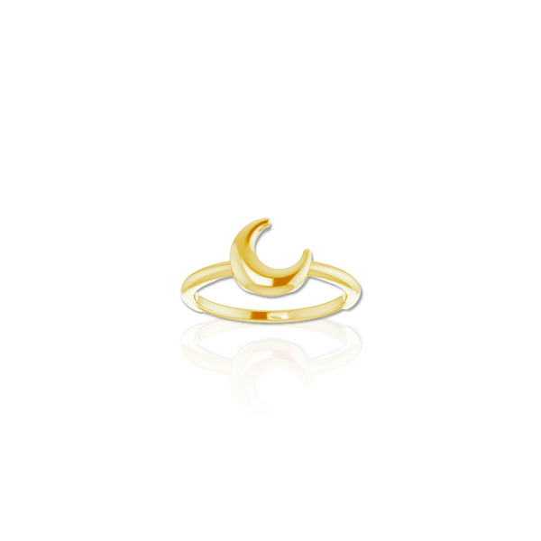Crescent Gold Ring