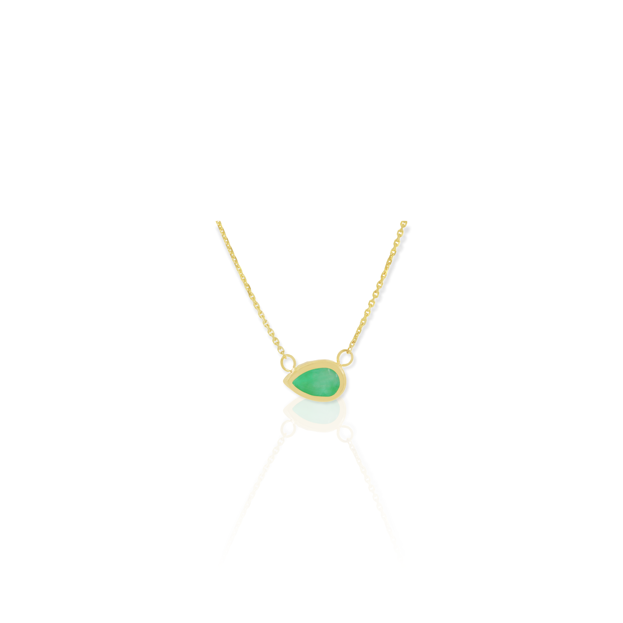 Dainty Emerald Necklace