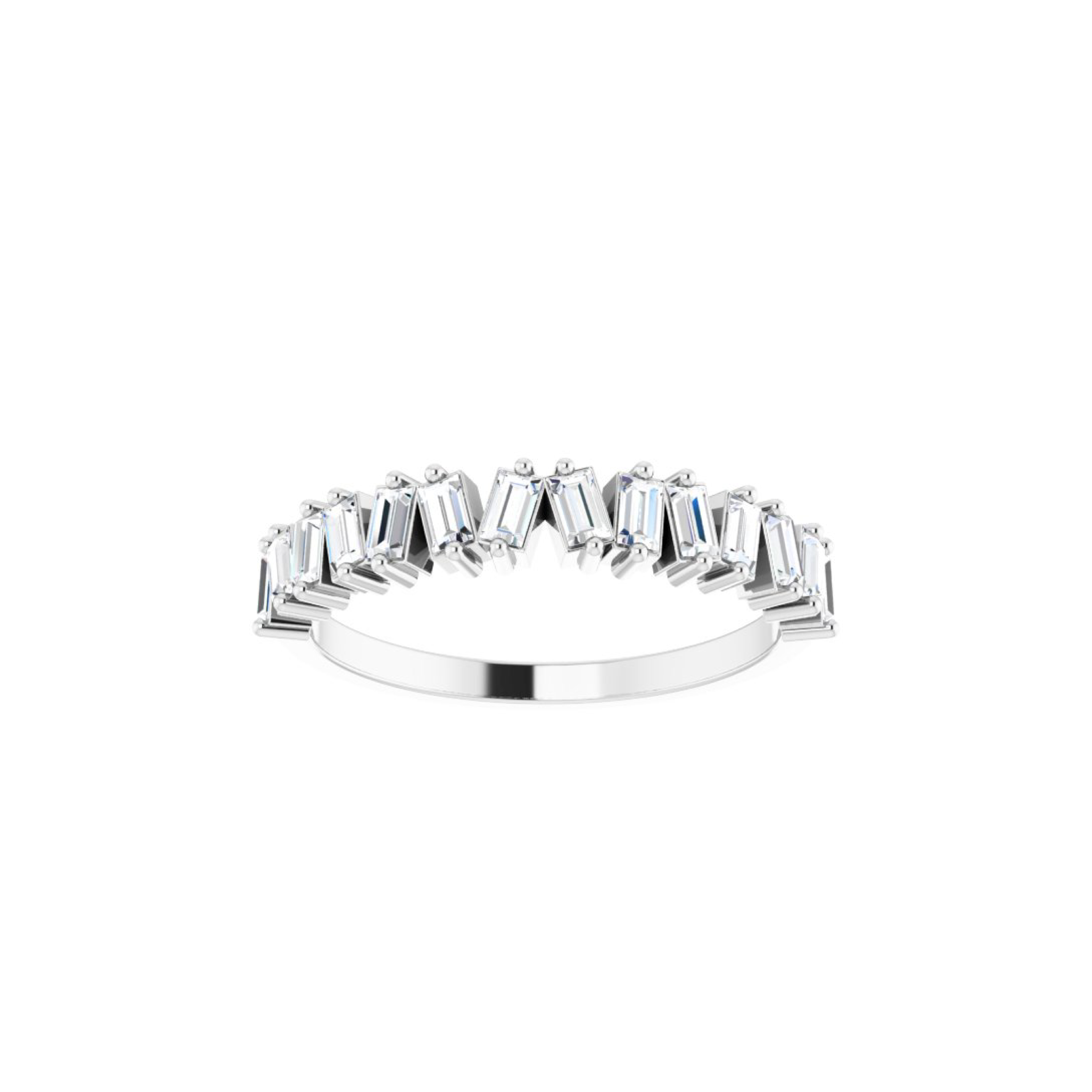 14k Baguette Diamond Ring - YAREMA JEWELRY