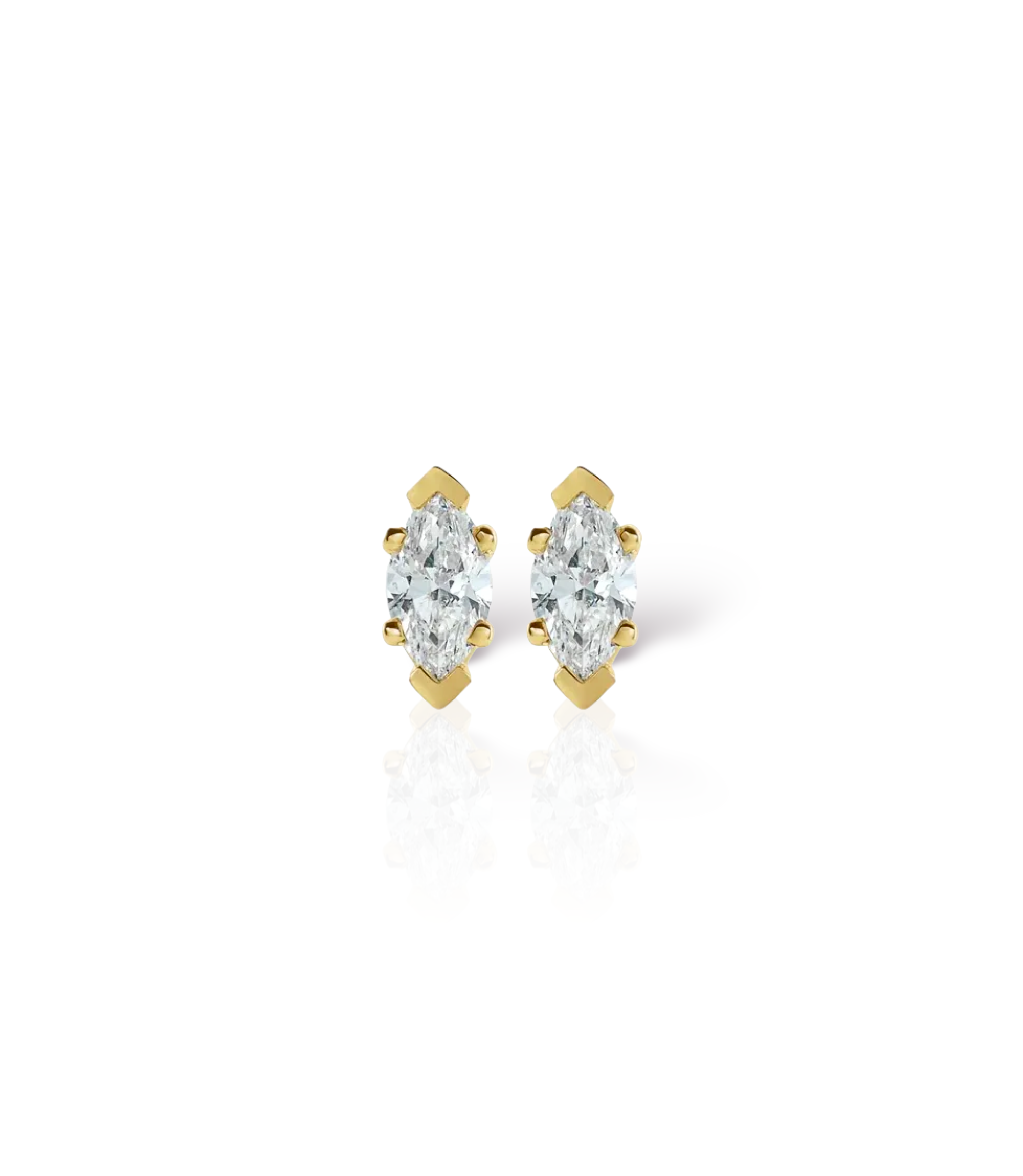 Marquise Diamond Studs