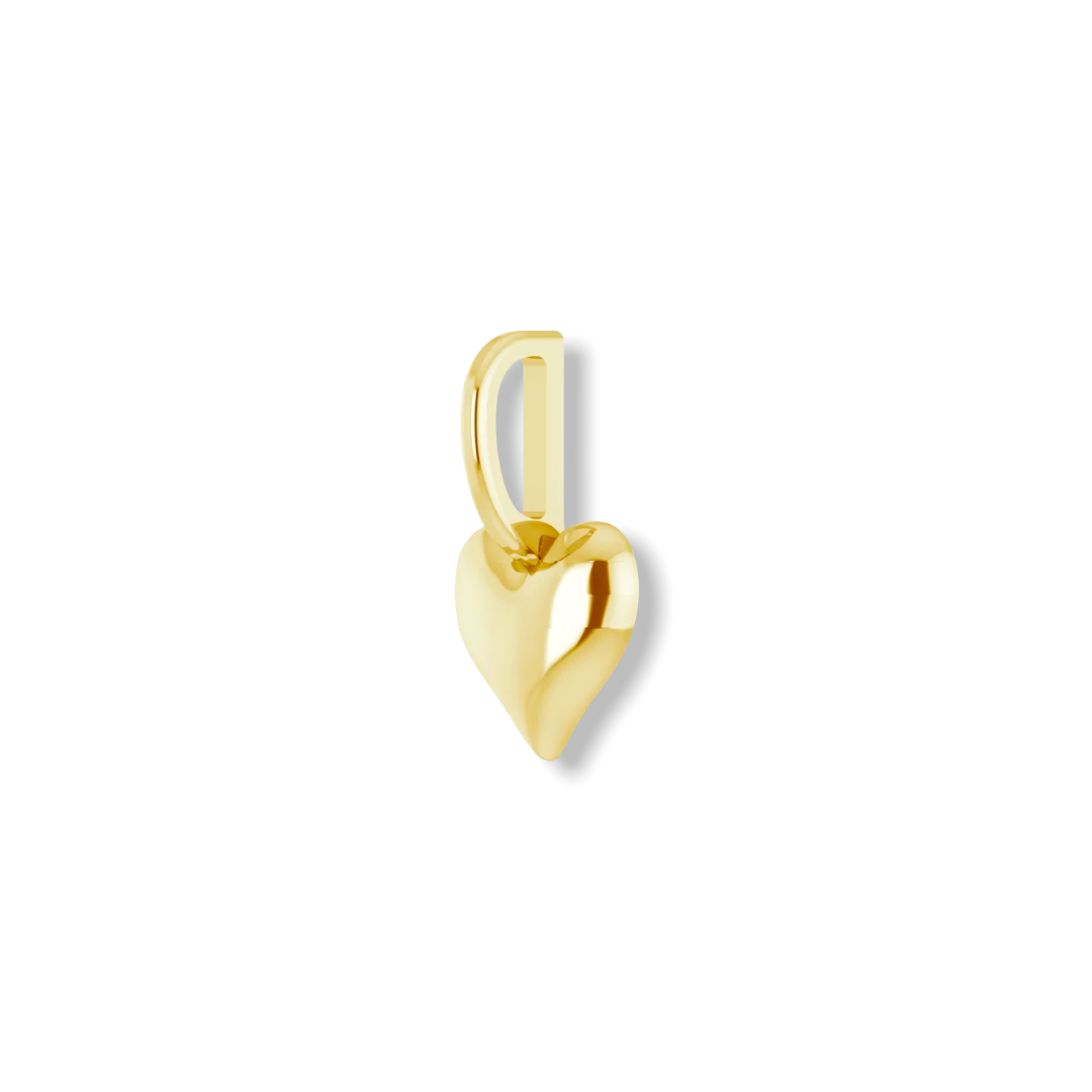 14k Gold Puffy Charm - YAREMA JEWELRY