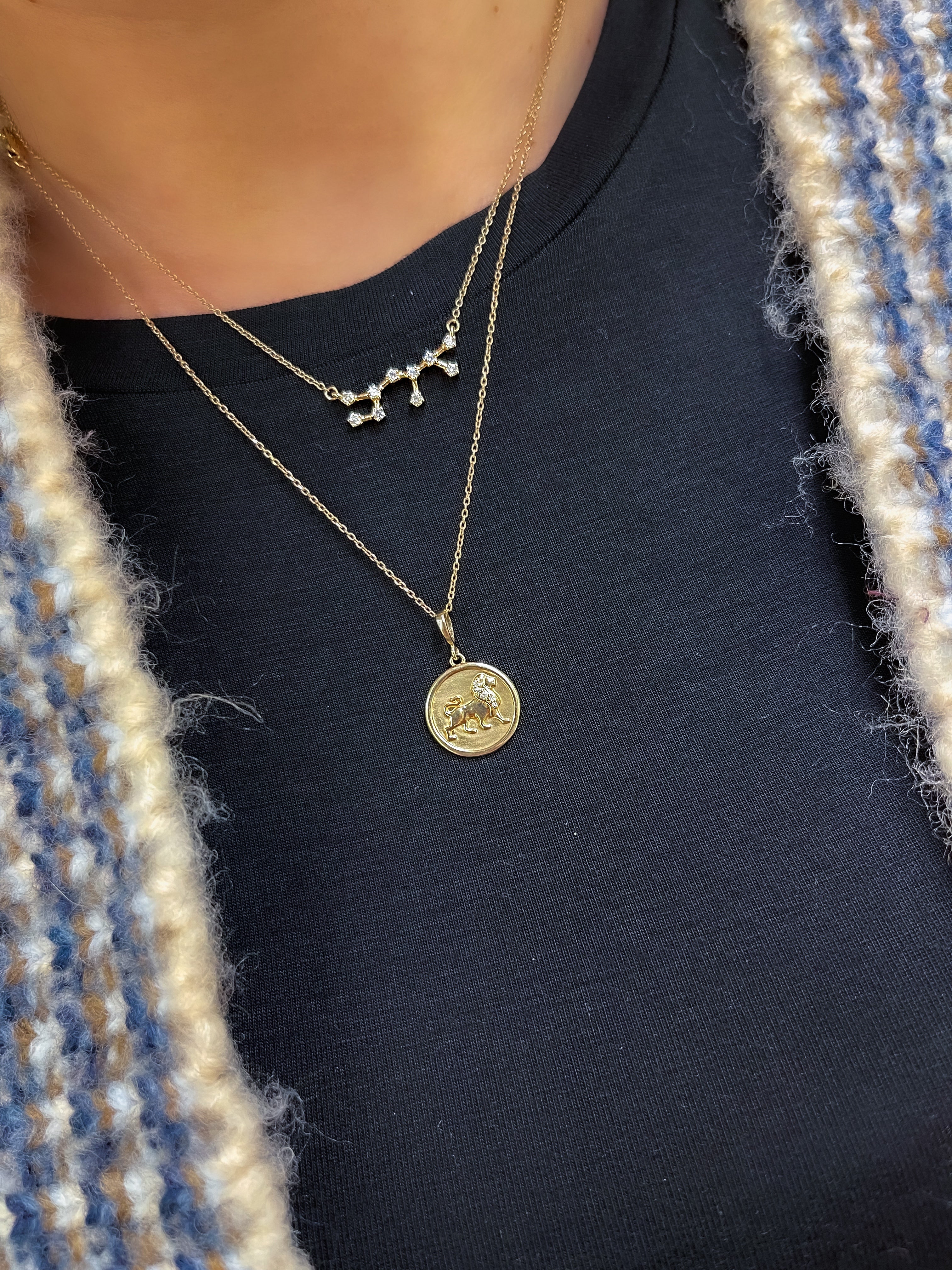 Zodiac Constellation Necklace - YAREMA JEWELRY