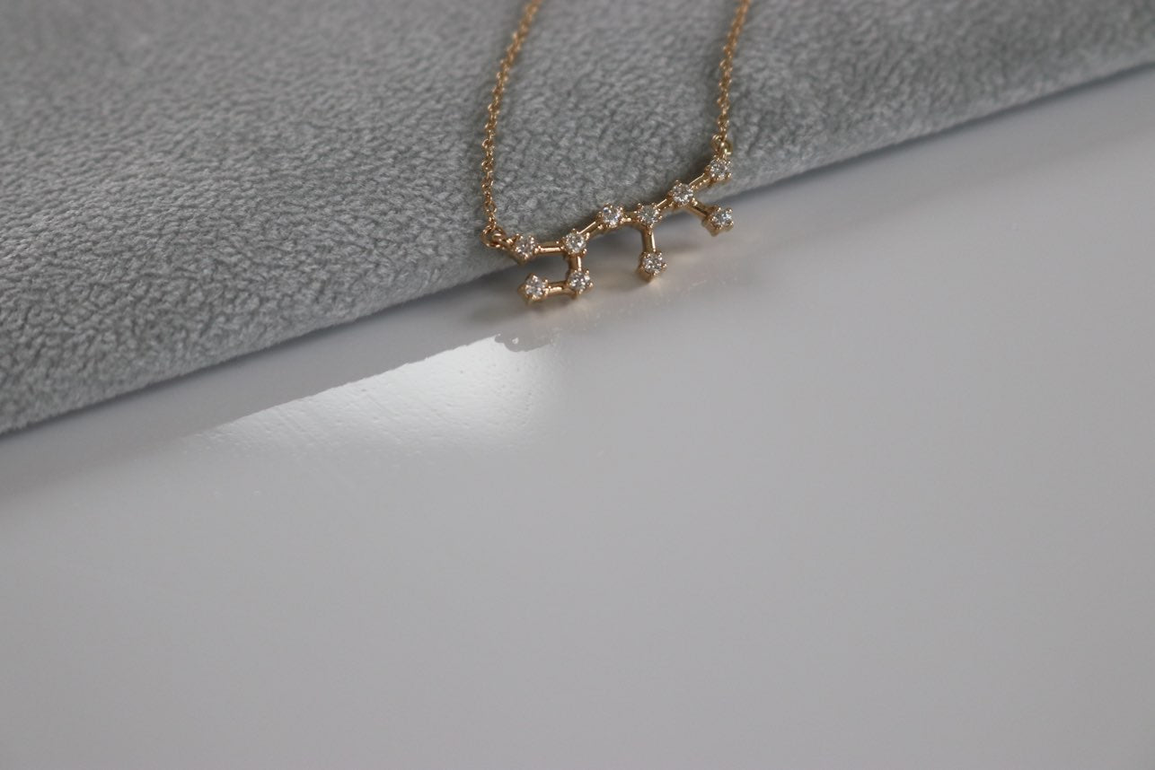 Zodiac Constellation Necklace - YAREMA JEWELRY