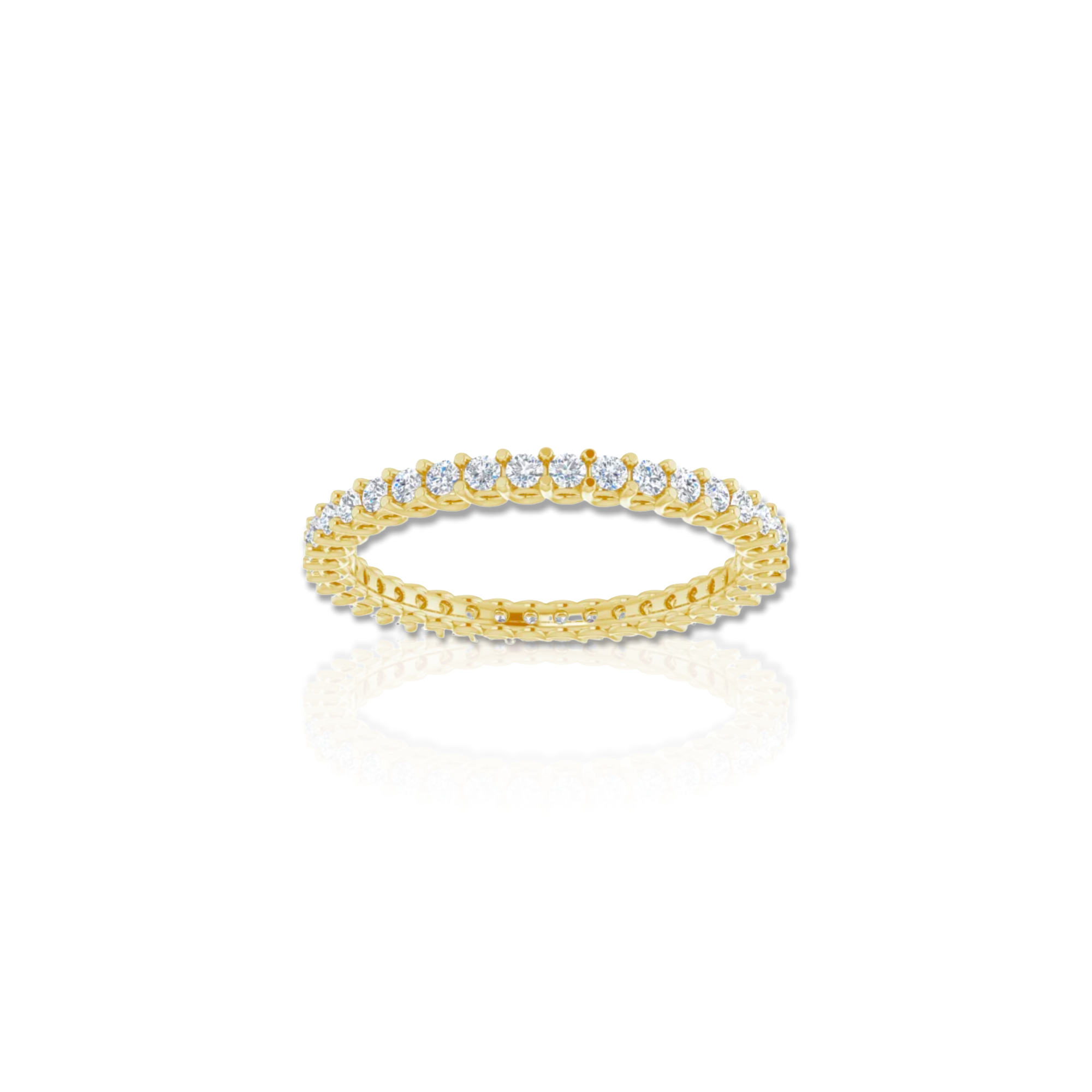 Gold Diamond Eternity Ring - YAREMA JEWELRY