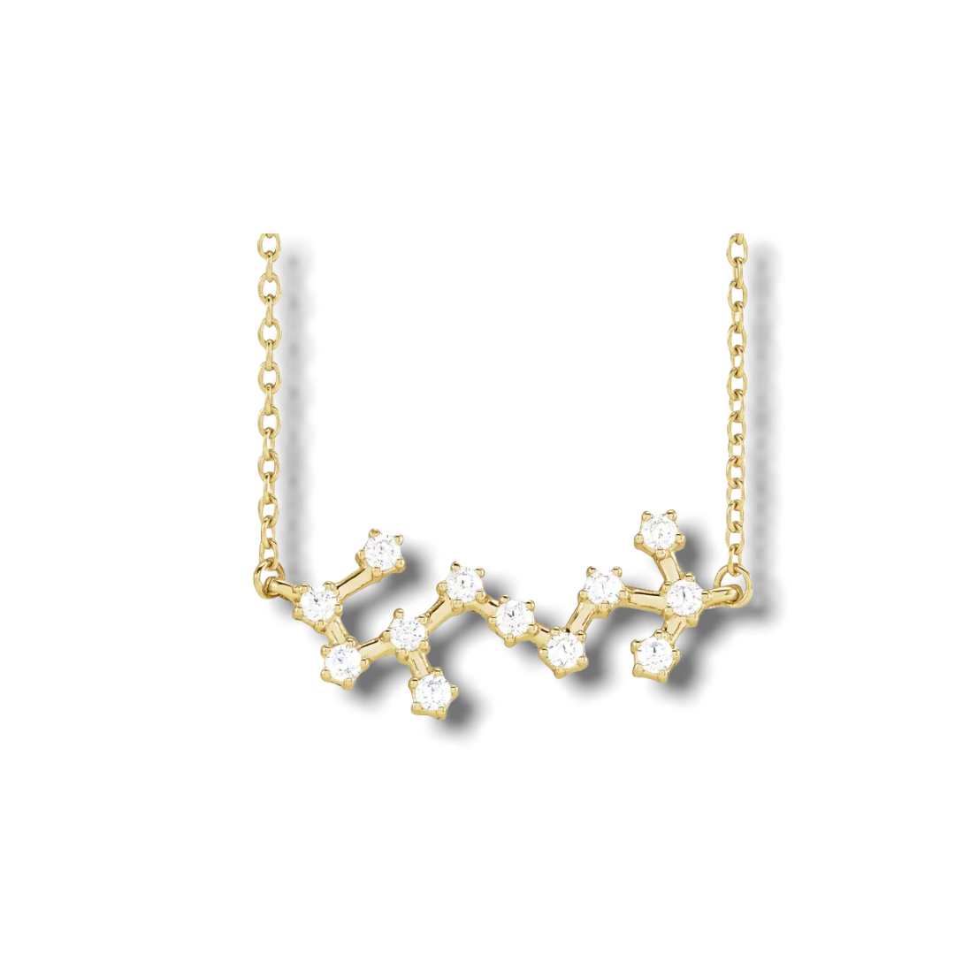 Zodiac Constellation Necklace - YAREMA JEWELRY