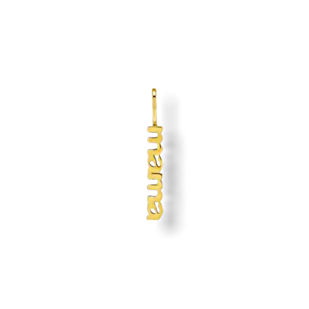 14k Gold Mama Charm - YAREMA JEWELRY